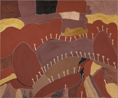 <p>Patrick Mung Mung. <em>Ngarrgoorroon country</em>, 2006. Natural pigments on canvas, 152 x 183 cm.