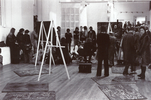 Exhibition installation (Joseph Beuys), ICA, 1974.