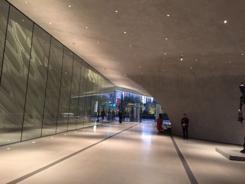 The Broad museum's lobby. Photograph: Iwan Baan, courtesy of The Broad and Diller Scofidio + Renfro.