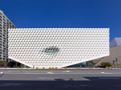 The Broad museum on Grand Avenue in downtown Los Angeles. Photograph: Benny Chan, courtesy of The Broad and DIller Scofidio + Renfro.