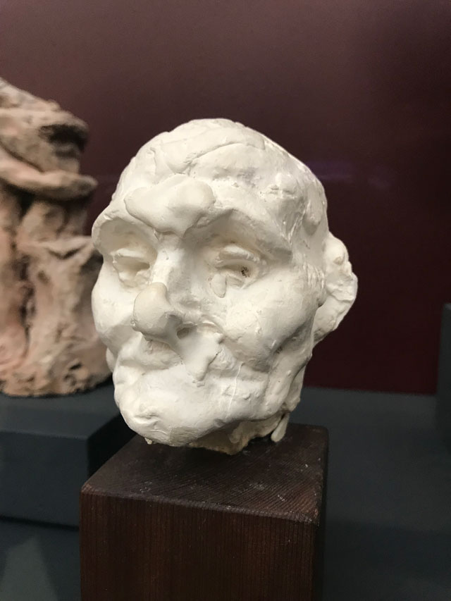 Camille Claudel. Tête de vieille femme (Old Woman’s Head), c1890. Plaster, 11(h) x 9(w) x 11(d) cm. Paris, Musée d'Orsay. Acquired on funds from an anonymous Canadian donation, © Artcurial / DR. Photograph: Martin Kennedy.