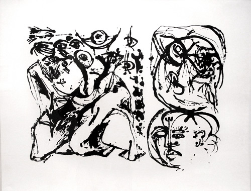 Jackson Pollock. Untitled 6, 1951 (Printed 1964). Screen print, 23 x 29 in (58.42 x 73.66 cm). © 2013 The Pollock-Krasner Foundation / Artist Right Society (ARS), New York.