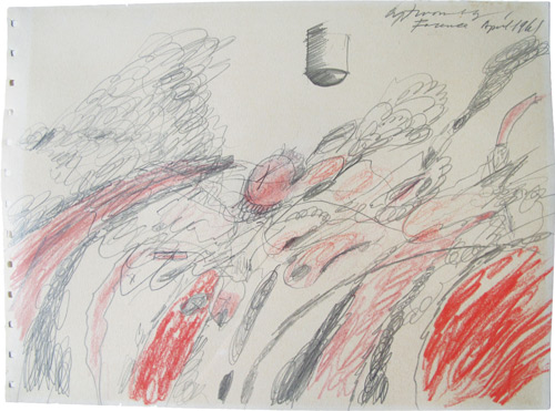 Cy Twombly. Untitled (Study for 