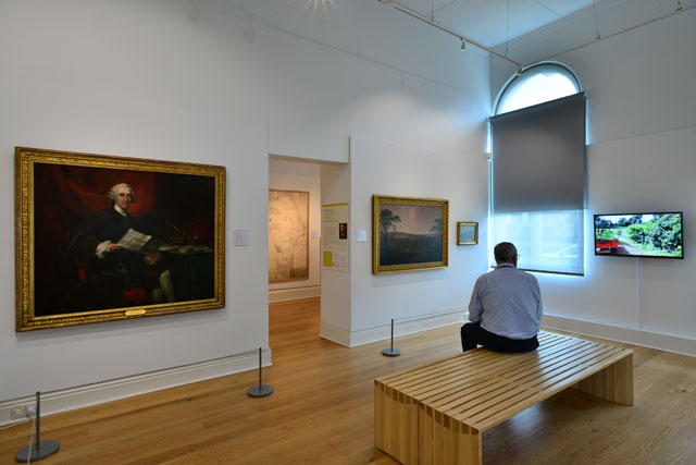 Noble Prospects: Capability Brown and the Yorkshire Landscape, gallery view (2), Mercer Art Gallery, Harrogate, 2016.