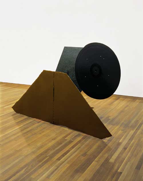 Anthony Caro (b.1924), Twenty Four Hours 1960. Steel, painted dark brown and black 138.4 x 223.5 x 83.8 cm. Tate. Purchased 1975 © the Artist, Barford Sculptures Ltd. Photography: Tate