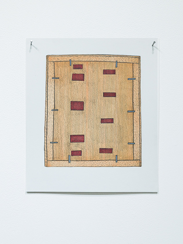 Kelly Chorpening. Correspondences: no. 8, 2014. Pencil and marker on paper, 21 x 17 cm.