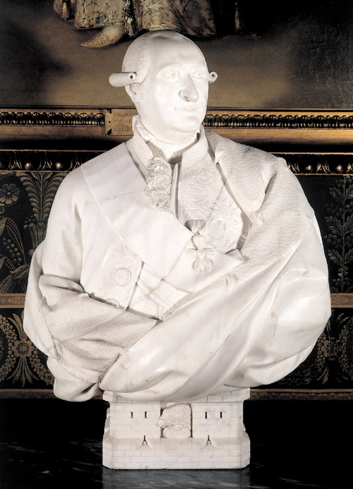 Juan Adan Morlan. <em>Charles IV, King of Spain</em>, 1797. Marble, 87 x 62 x 40 cm. Patrimonio Nacional, Palacio Real de Madrid, 10002969 Photo: Patrimonio National, Madrid