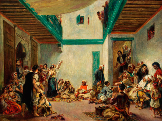 Pierre-Auguste Renoir. The Jewish Wedding in Morocco (after Delacroix), about 1875. Oil on canvas, 108.7 x 144.9 cm. © Worcester Art Museum, Worcester, Massachusetts.
