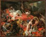 Eugène Delacroix. The Death of Sardanapalus (reduced replica), 1846. Oil on canvas, 73.7 x 82.4 cm. © Philadelphia Museum of Art, Pennsylvania. The Henry P. McIlhenny Collection in memory of Frances P. McIlhenny, 1986.
