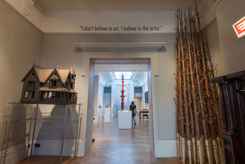 What Marcel Duchamp Taught Me. Installation view (2), courtesy of The Fine Art Society. Photograph: Gina Soden.