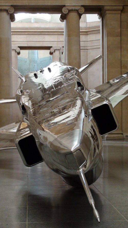 Fiona Banner: Harrier and Jaguar, installation view, Tate Britain Duveens Commission 2010, London.