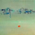 Vasudeo Santu Gaitonde. Painting No 1, 1962. Oil on canvas, 50 x 50 in (127 x 127 cm). Private collection, New York. Photograph: Sotheby’s, courtesy Sotheby’s, New York.