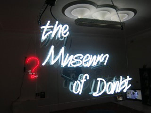 Peter Hill, The Museum of Doubt, 2015. Zeppelin Projects, Brunswick, 2015. Installation, dimensions variable.