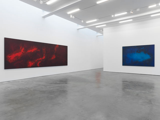 Installation view of Shirazeh Houshiary: Nothing is deeper than the skin at Lisson Gallery New York. © Shirazeh Houshiary; Courtesy Lisson Gallery.
