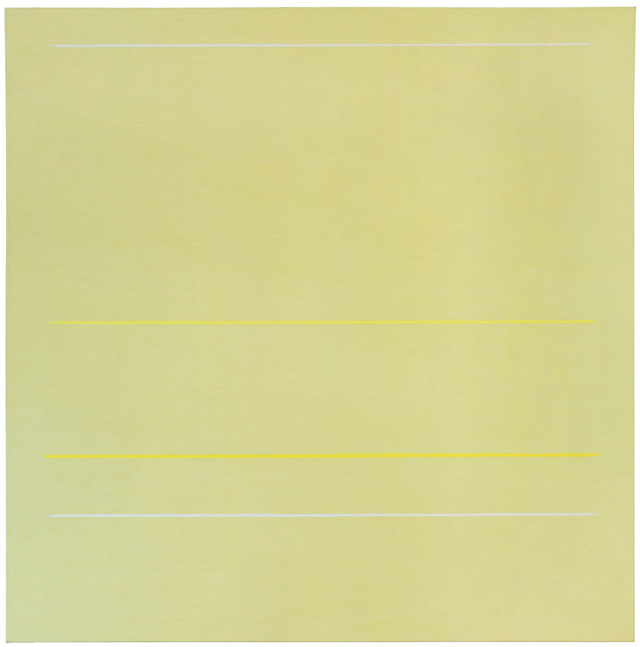 Robert Irwin. Bed of Roses, 1962. Oil on canvas, 66 x 65 in (167.6 x 165.1 cm). Private collection. © 2016 Robert Irwin/Artists Rights Society (ARS), New York.