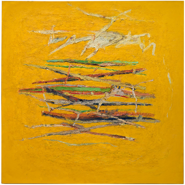 Robert Irwin. Ocean Park, 1960–61. Oil on canvas, 65 1/2 x 65 1/8 in (166.4 x 165.4 cm). Collection of Betsy and Bud Knapp. © 2016 Robert Irwin/Artists Rights Society (ARS), New York. Photograph © 2015 Philipp Scholz Rittermann.