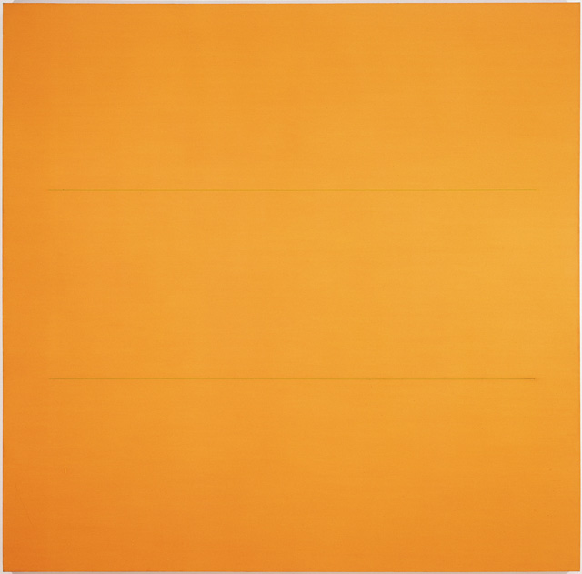 Robert Irwin. Untitled, 1962–63. Oil on canvas, 83 x 84 in (210.8 x 213.4 cm). Collection of the Albright-Knox Art Gallery, Buffalo. Gift of Seymour H. Knox, Jr., 1964. © 2016 Robert Irwin/Artists Rights Society (ARS), New York.