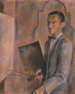Self portrait, 1936. Alexander Liberman papers, Archives of American Art, Smithsonian Institution.