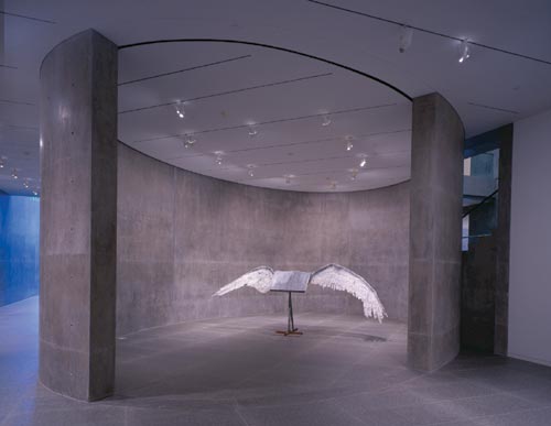Anselm Kiefer.<em> Book with Wings</em> 1992-94. Lead, tin, and steel, 74 3/4 x 208 5/8 x 43 3/8 inches (189.9 x 529.9 x 110.2 cm).
