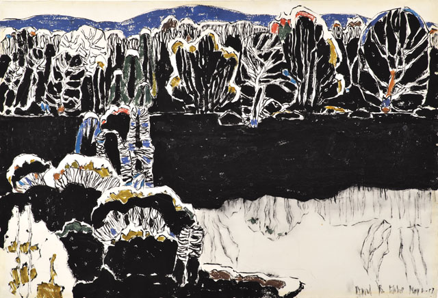 David Milne. Reflected Forms, 1917. Art Gallery of Greater Victoria. Women's Committee Cultural Fund. Photograph: © Art Gallery of Greater Victoria. © The Estate of David Milne.