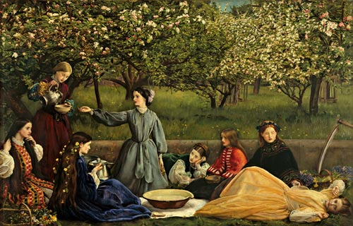 Millais, John Everett. <em>Spring, </em>1856–1859. Courtesy of National Museums Liverpool, Lady Lever Art Gallery