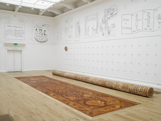 Roman Ondak, The Source of Art is in the Life of a People, installation view at the South London Gallery, 2016. Courtesy the artist, kurimanzutto. Photograph: Andy Keate.