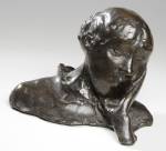 Hilaire-Germain-Edgar Degas. Portrait of a Woman: Head Resting on One Hand, after 1918. Bronze. Leeds Museums and Galleries (Leeds Art Gallery). © Leeds Museums and Galleries / Bridgeman Images.