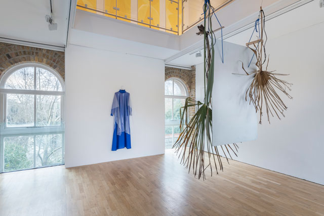 Sriwhana Spong, a hook but no fish, installation view, 2017. Courtesy the artist, Michael Lett, Pump House Gallery. Photograph: Damian Griffith.