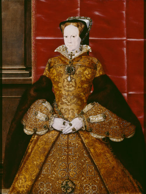 Mary I by Hans Eworth, 1554. © Society of Antiquaries of London.