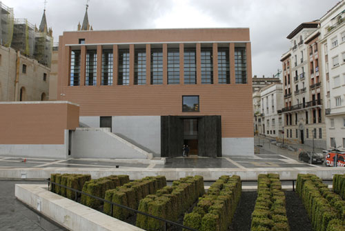 Photograph of the exterior of the new building extension to the Prado, by Rafael Moneo © Museo del Prado - Ministerio de Cultura