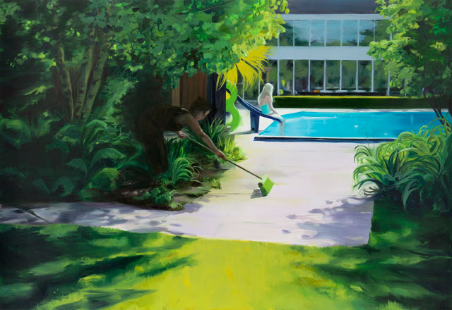 Caroline Walker. In Every Dream Home, 2013. Oil on linen, 200 x 290 cm. © the artist.